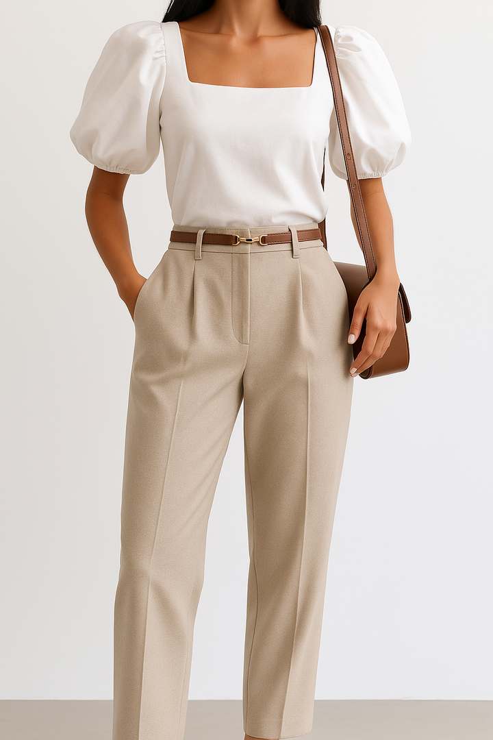 Valona Wide-Leg Wool Trousers