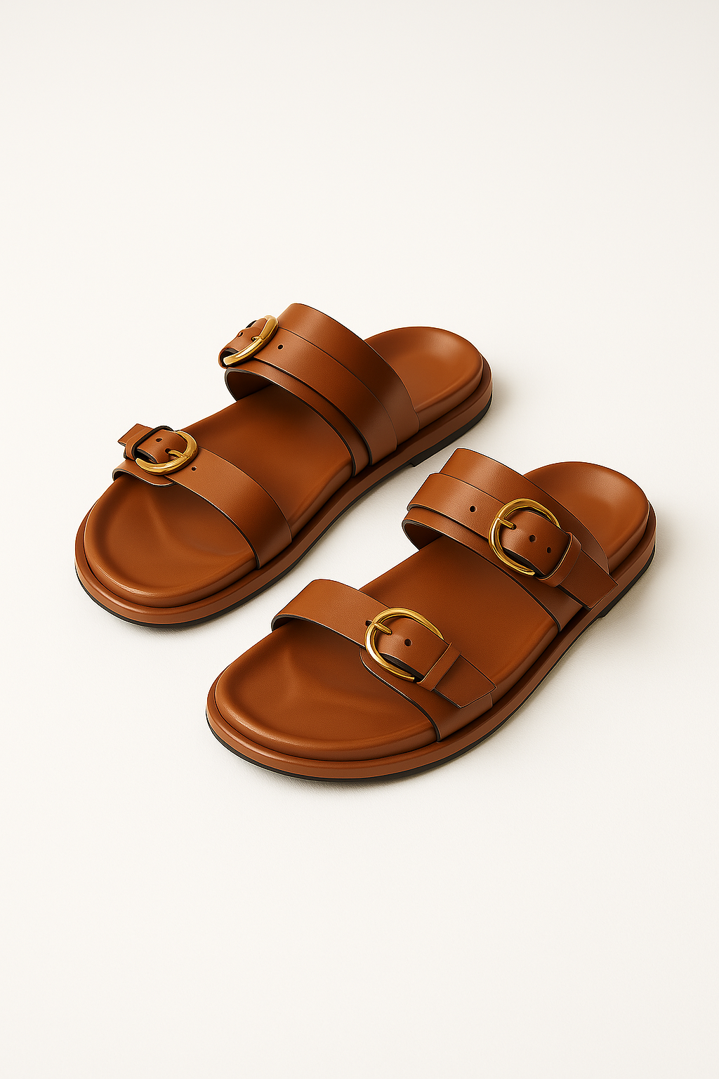 Lerici Leather Slides