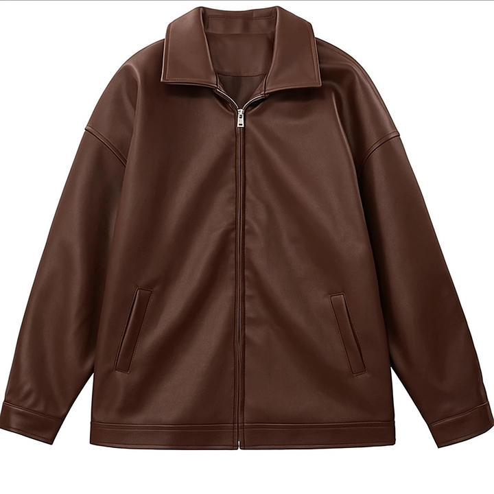 Ardent Leather Bomber Jacket - Saint Drako