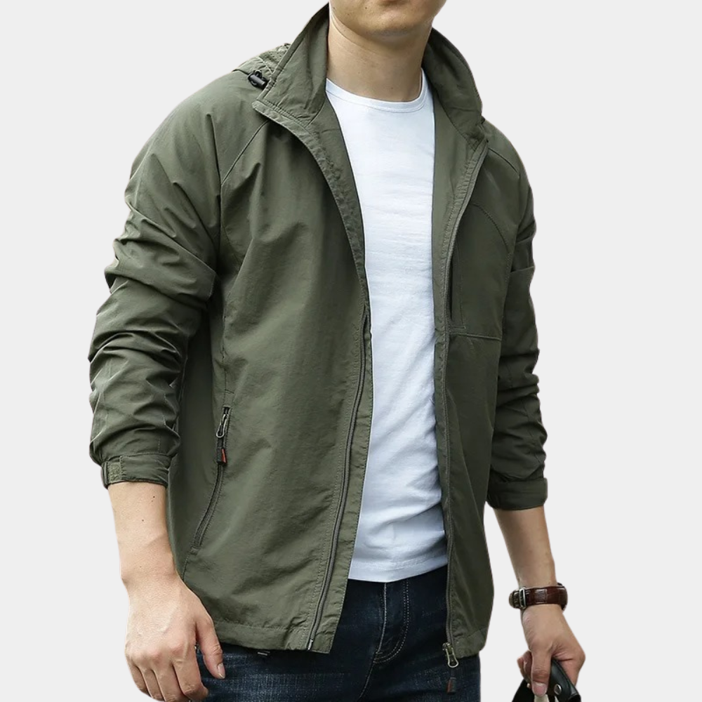 Orion Men’s Casual Zip Jacket - Saint Drako