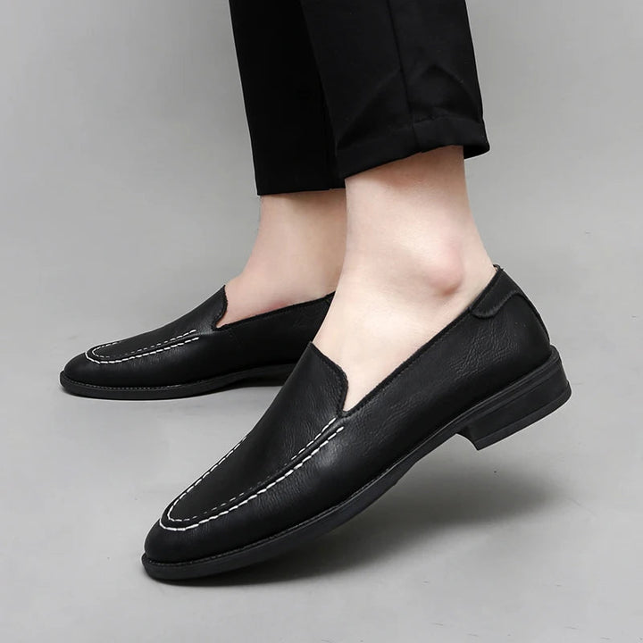 Armond Leather Loafers - Saint Drako