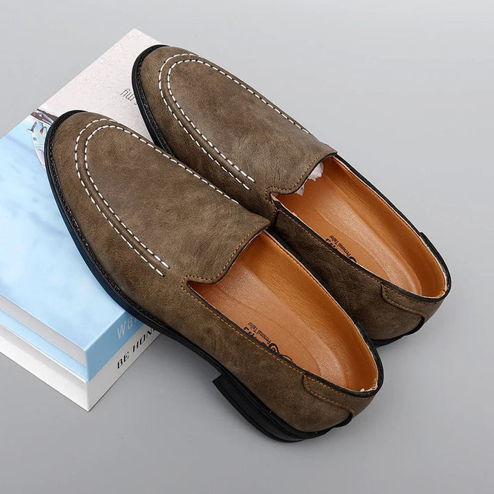 Armond Leather Loafers - Saint Drako