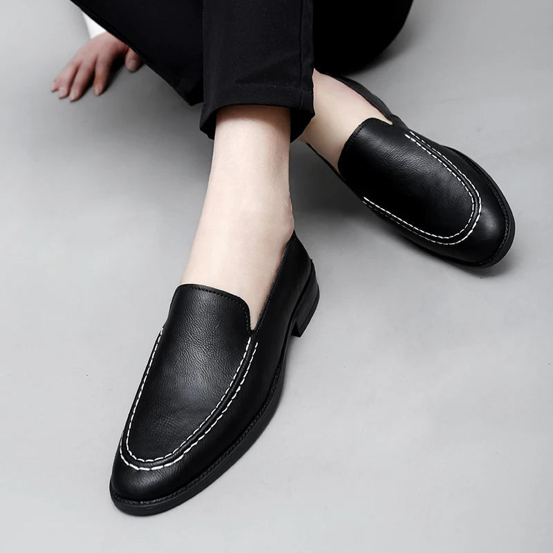 Armond Leather Loafers - Saint Drako