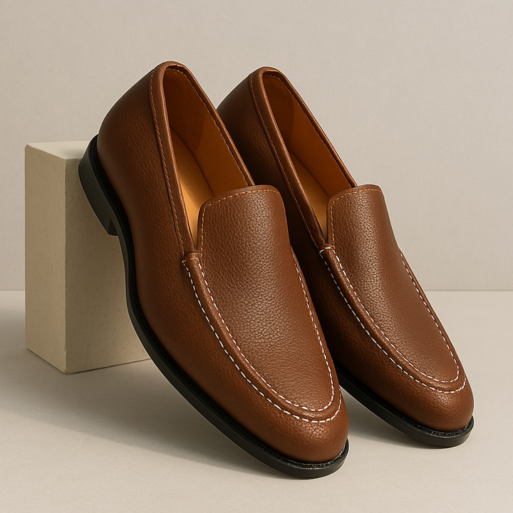 Armond Leather Loafers - Saint Drako