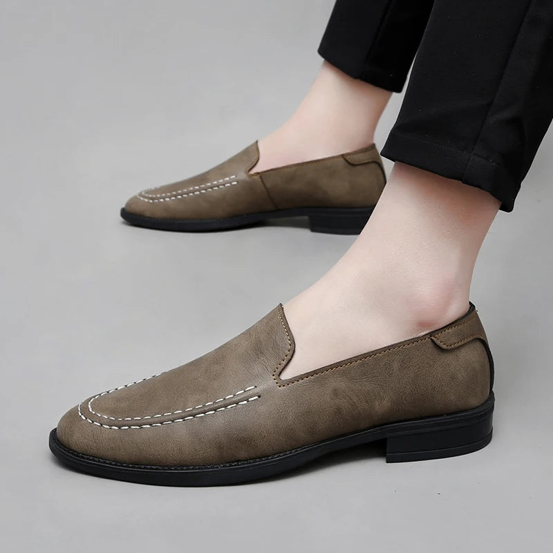 Armond Leather Loafers - Saint Drako