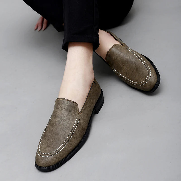 Armond Leather Loafers - Saint Drako