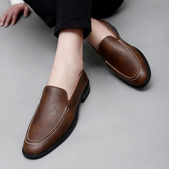 Armond Leather Loafers - Saint Drako