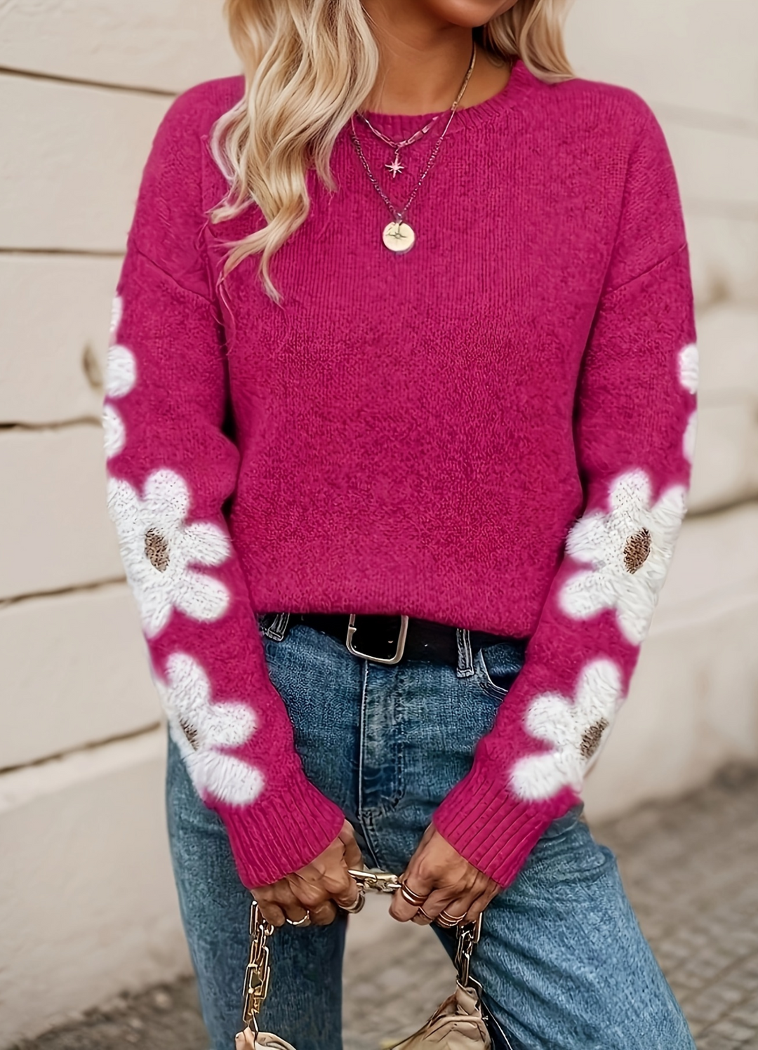 Eloria Daisy Knit Sweater