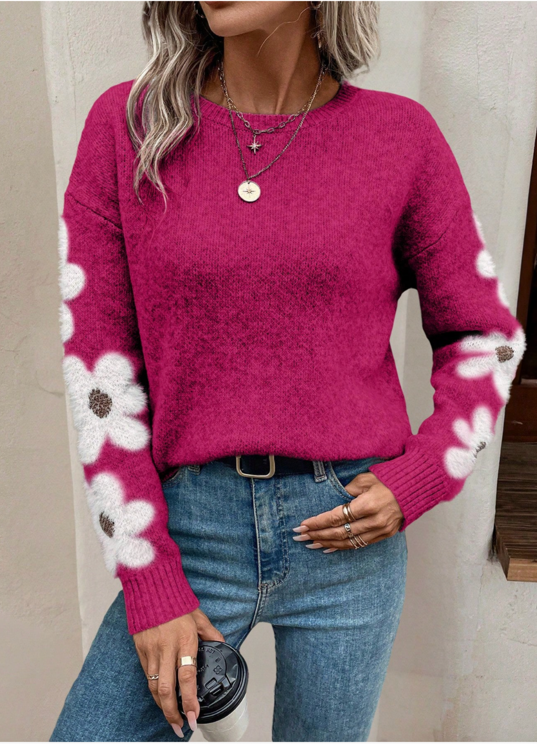 Eloria Daisy Knit Sweater
