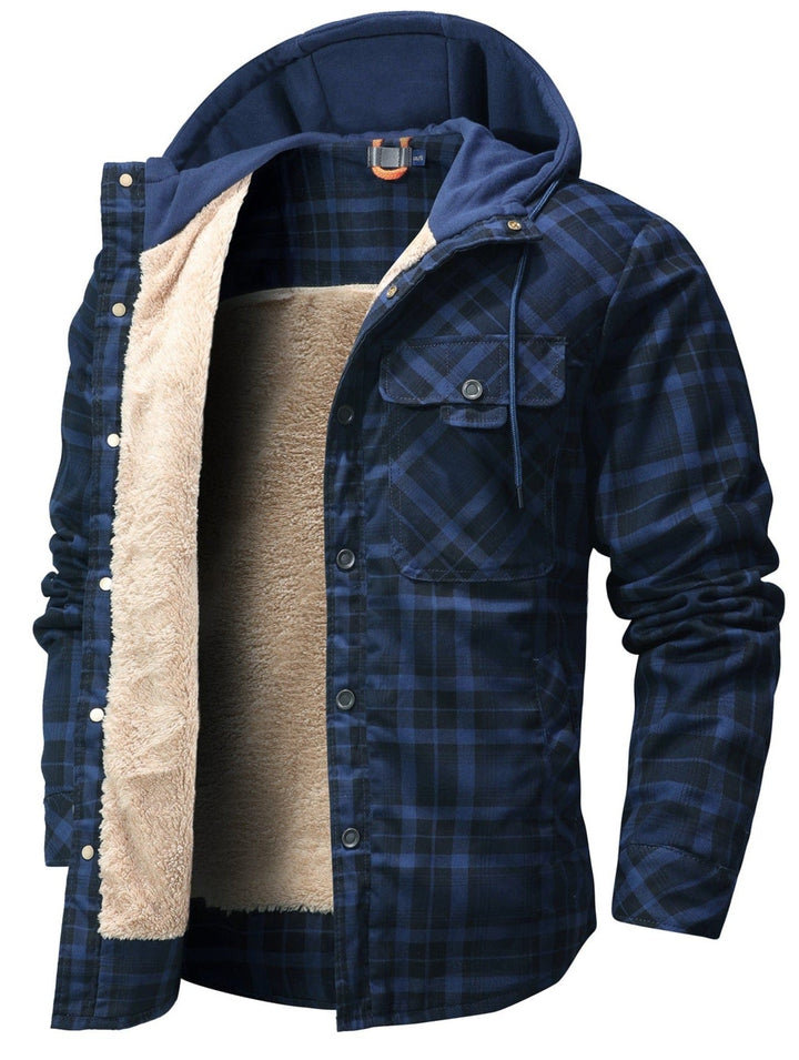 Highlander Hooded Flannel Jacket (9 Designs)