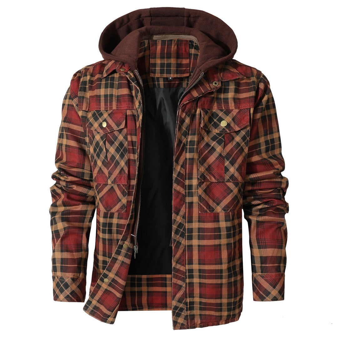 TrailGuard Hooded Flannel Jacket (4 Designs)