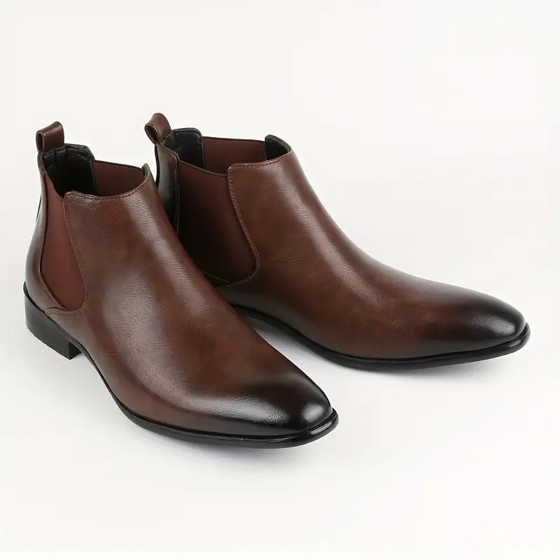 Marston Leather Chelsea Boots - Saint Drako