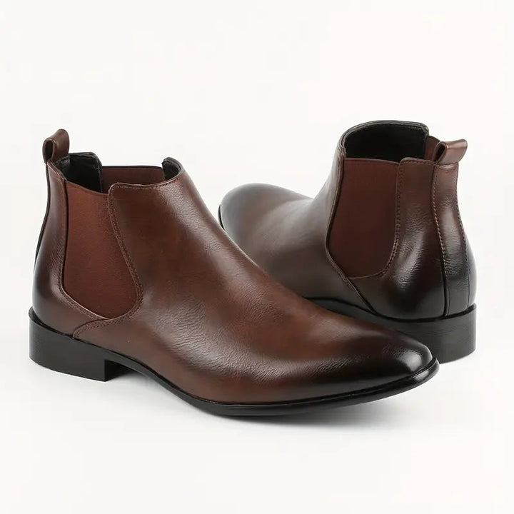 Marston Leather Chelsea Boots - Saint Drako