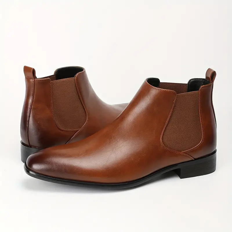 Marston Leather Chelsea Boots - Saint Drako