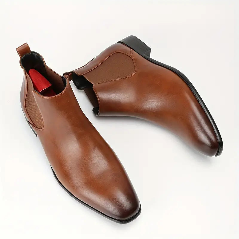 Marston Leather Chelsea Boots - Saint Drako