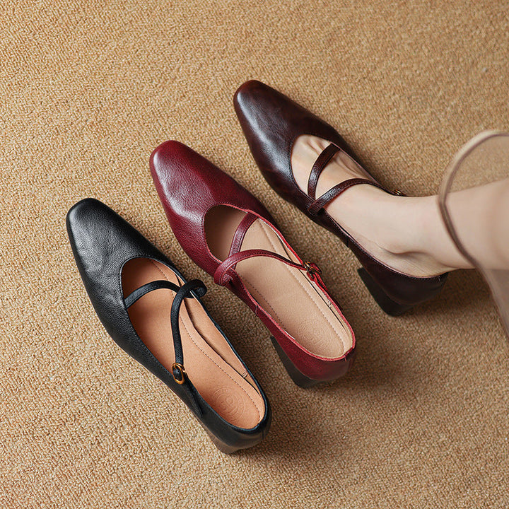 Savelle Genuine Leather Heels