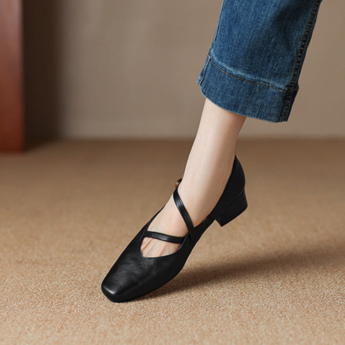 Savelle Genuine Leather Heels