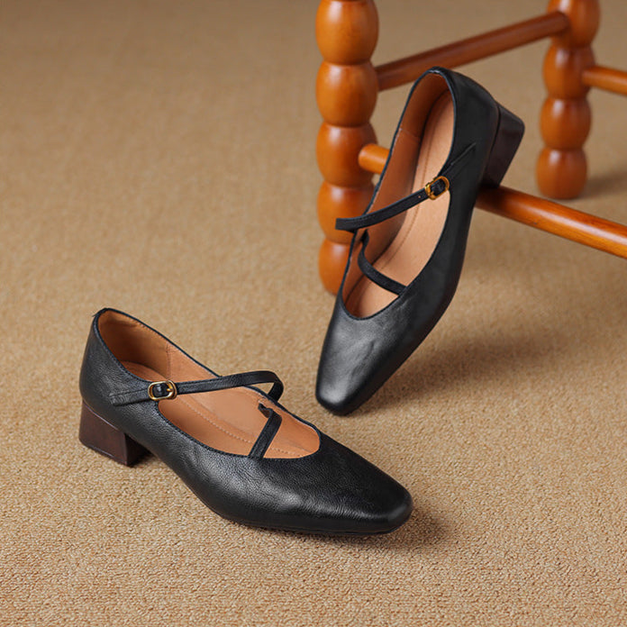 Savelle Genuine Leather Heels
