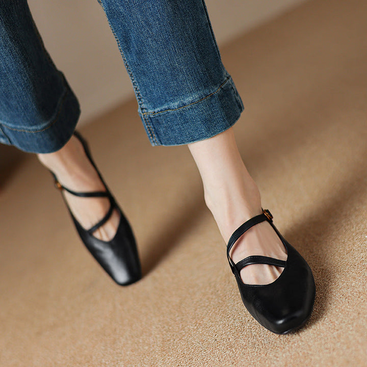 Savelle Genuine Leather Heels