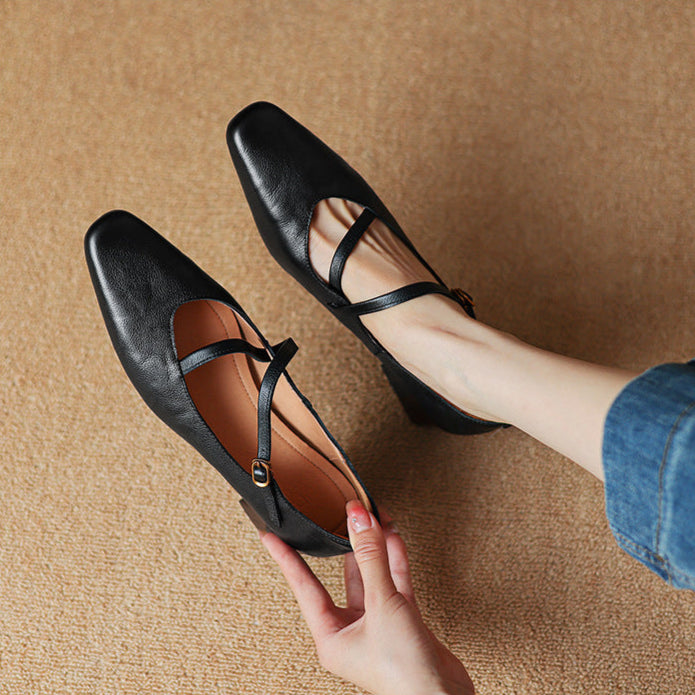 Savelle Genuine Leather Heels