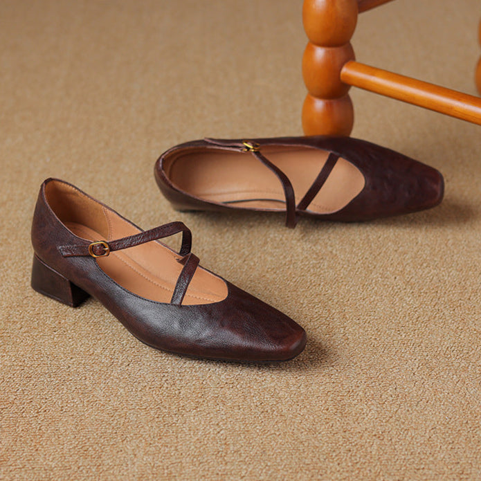 Savelle Genuine Leather Heels