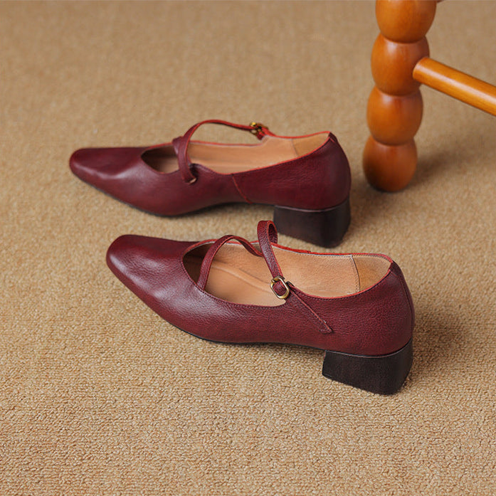 Savelle Genuine Leather Heels