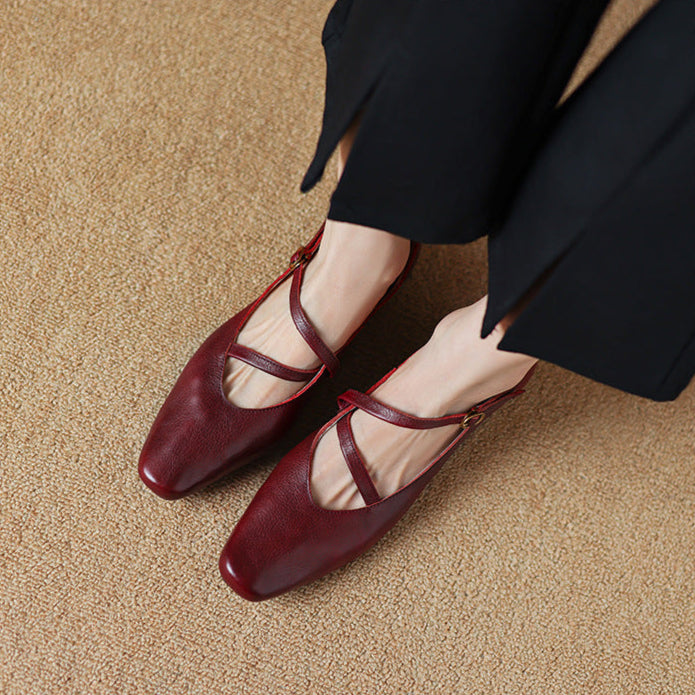 Savelle Genuine Leather Heels