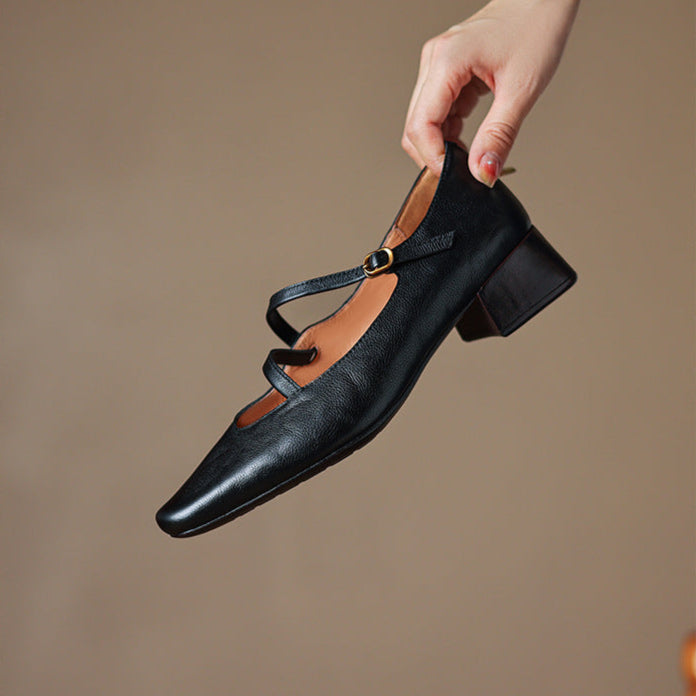 Savelle Genuine Leather Heels