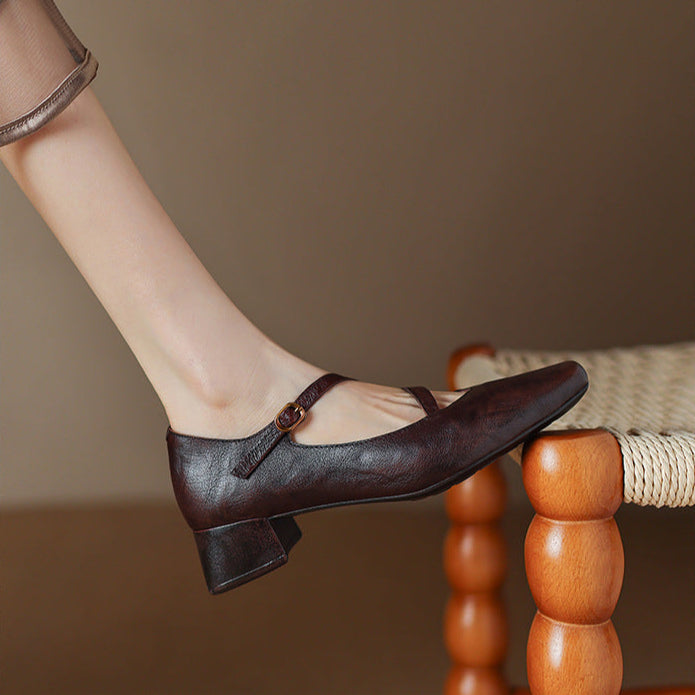 Savelle Genuine Leather Heels