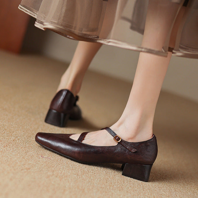 Savelle Genuine Leather Heels