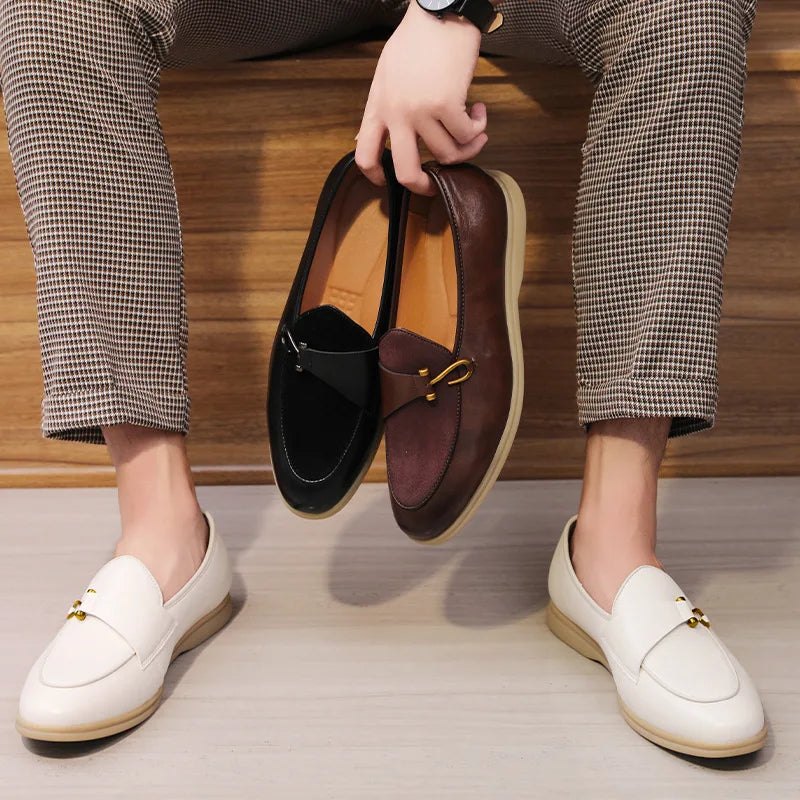 Darven Leather Dress Shoes - Saint Drako