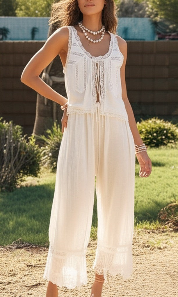 Lunetta Lace Two Piece Set