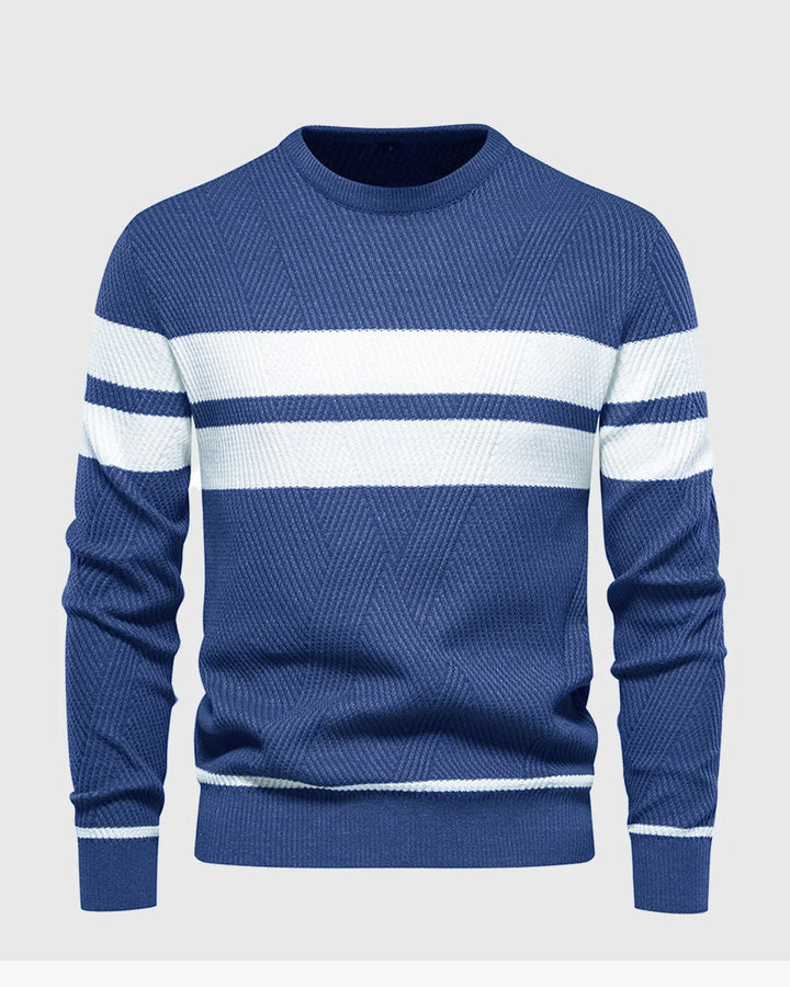 Como Stripe Crewneck Sweater