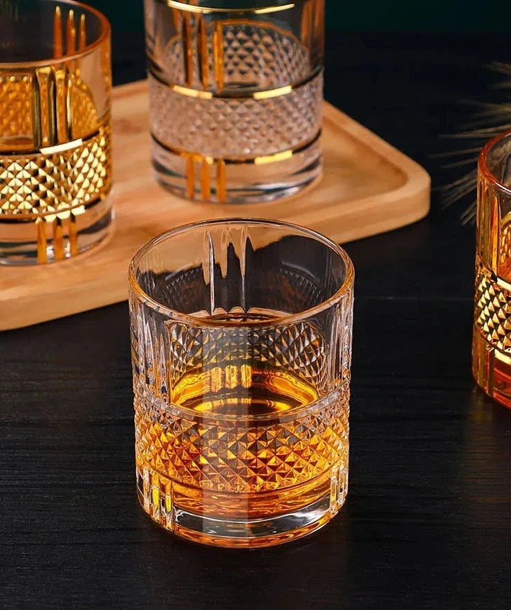 Golden Pagoda Phnom Penh Whiskey Tumblers