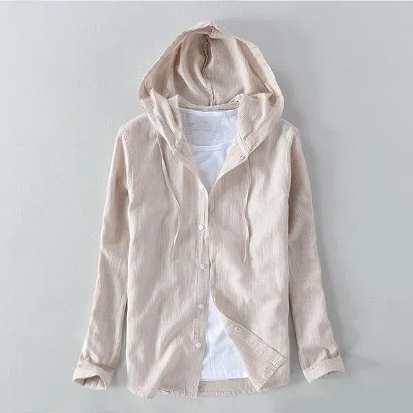 Sundown Hooded Button-Up