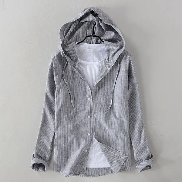 Sundown Hooded Button-Up