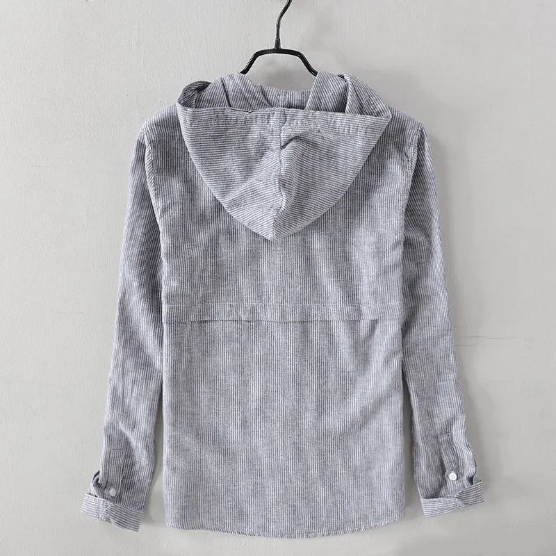 Sundown Hooded Button-Up