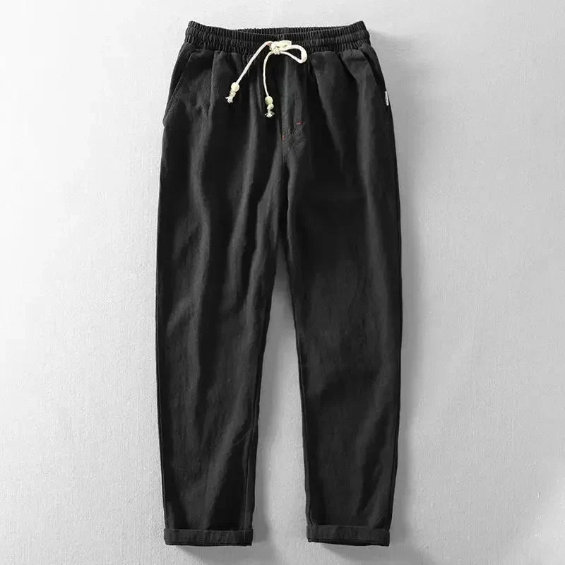 Kyoto Linen Jogger Pants - Saint Drako