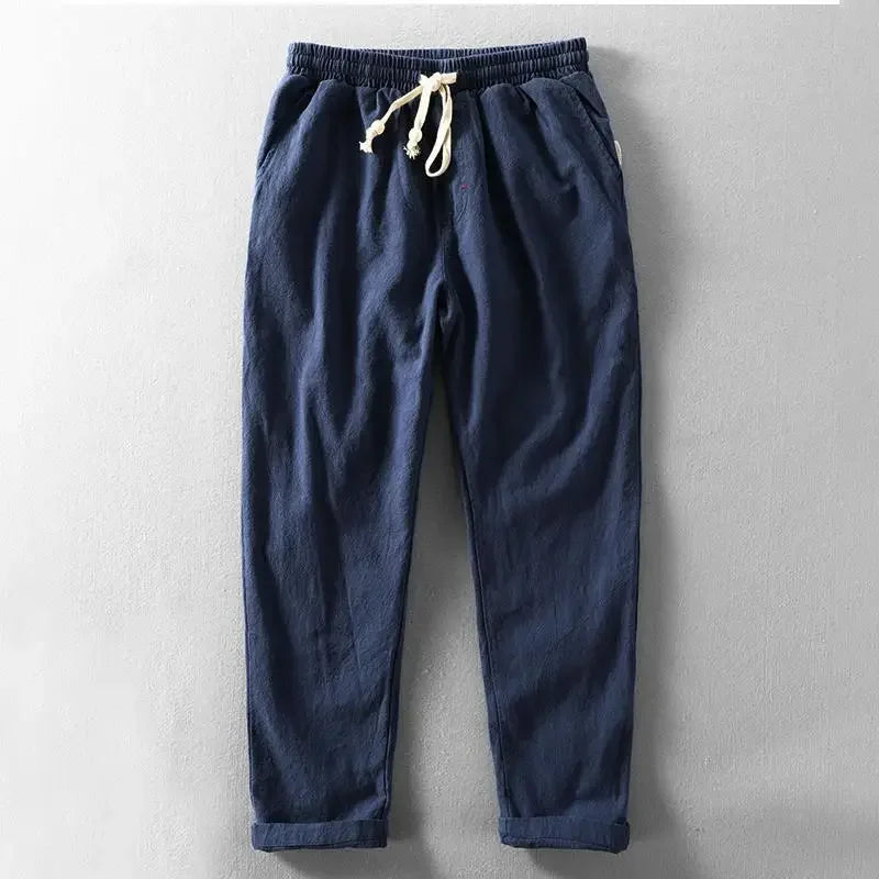 Kyoto Linen Jogger Pants - Saint Drako