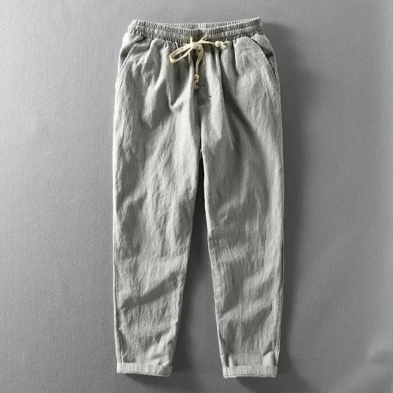 Kyoto Linen Jogger Pants - Saint Drako