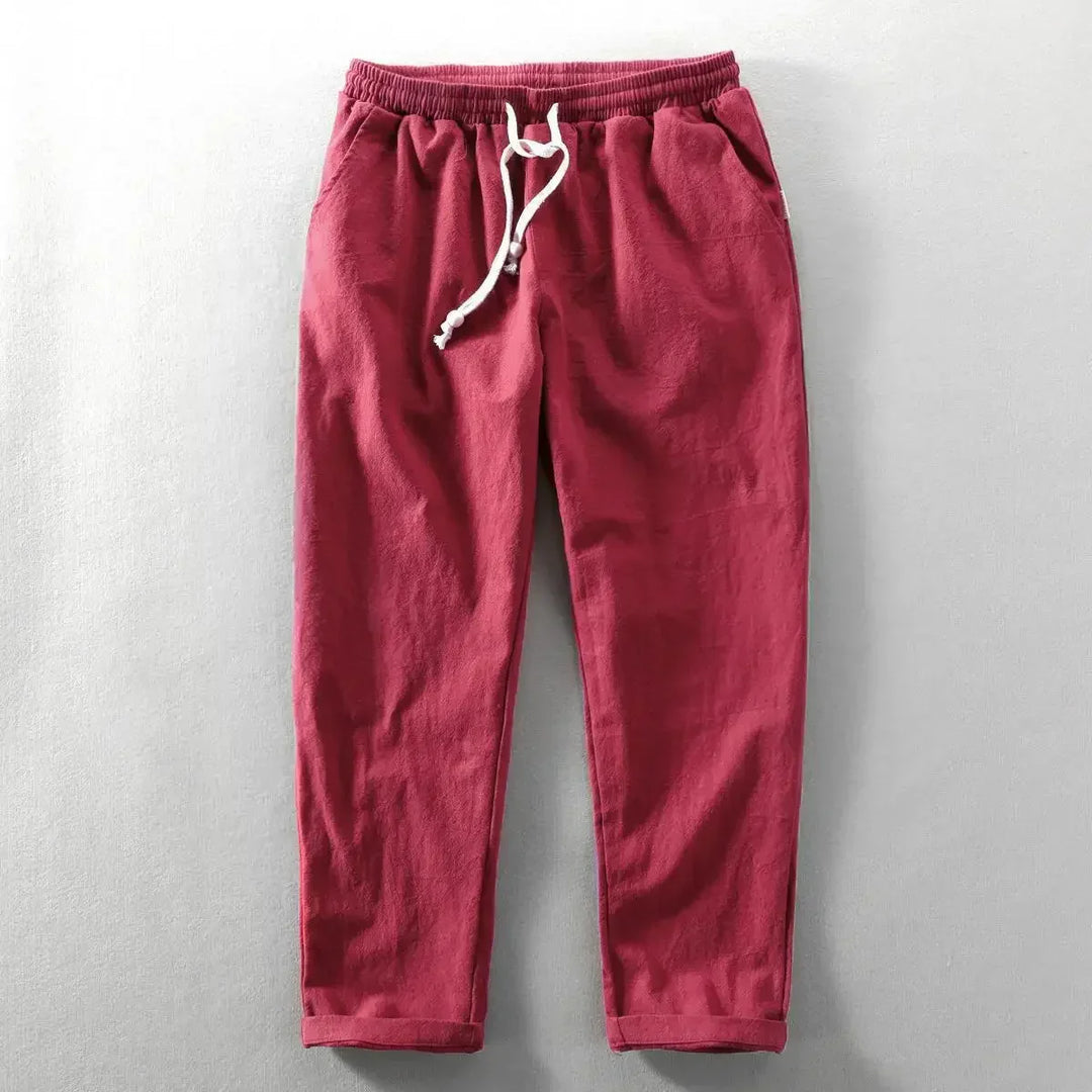 Kyoto Linen Jogger Pants - Saint Drako