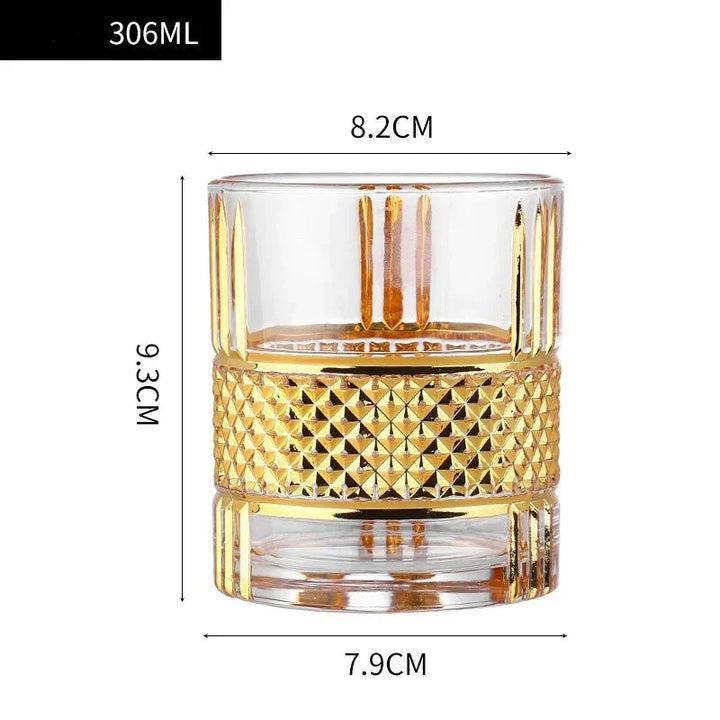 Golden Pagoda Phnom Penh Whiskey Tumblers