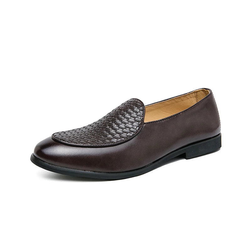 Varese Woven Leather Loafers - Saint Drako