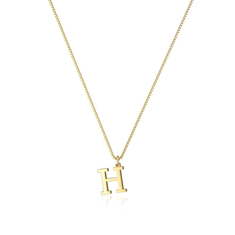 Eloria Initial Pendant Necklace - Saint Drako