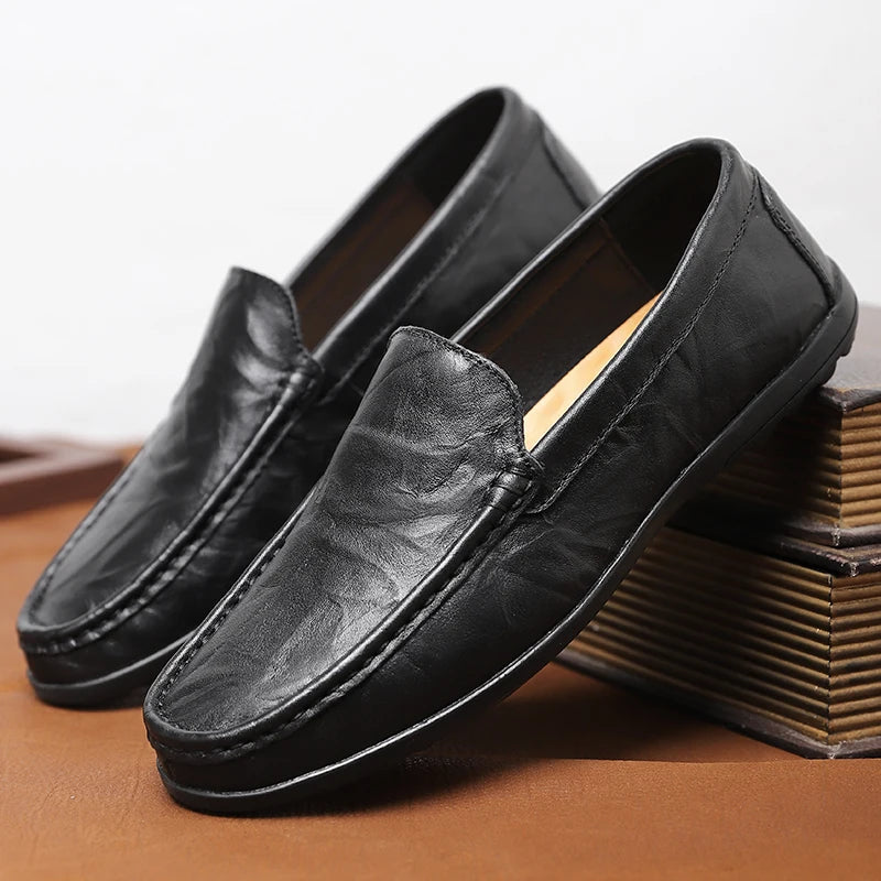 Varron Leather Loafers - Saint Drako