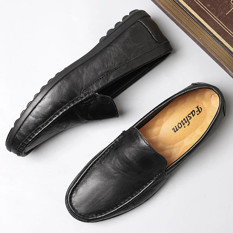Varron Leather Loafers - Saint Drako
