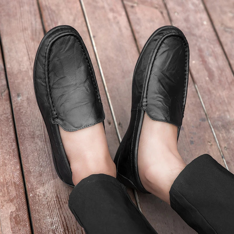 Varron Leather Loafers - Saint Drako