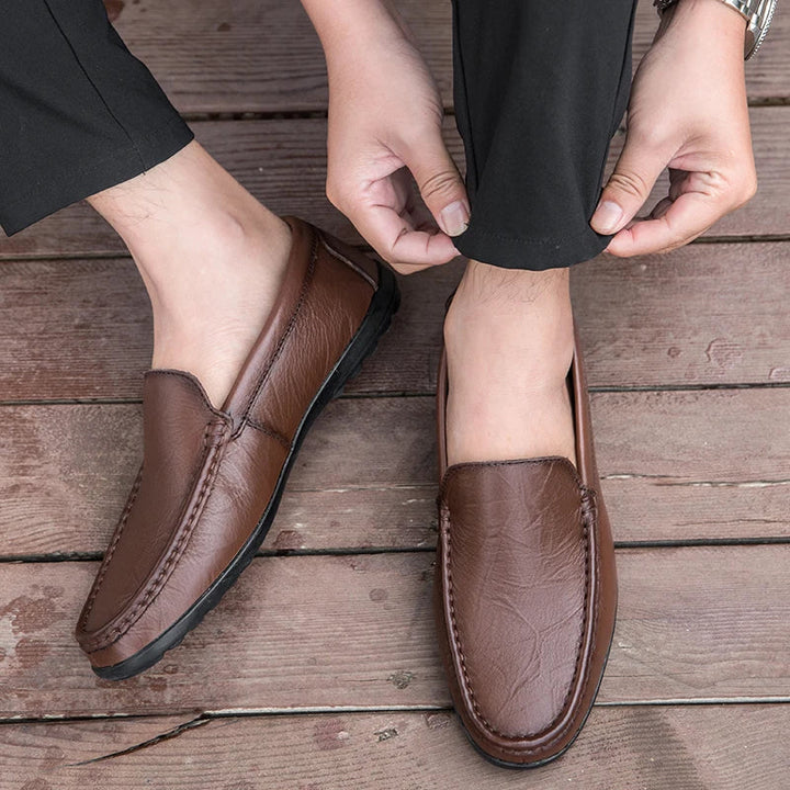 Varron Leather Loafers - Saint Drako