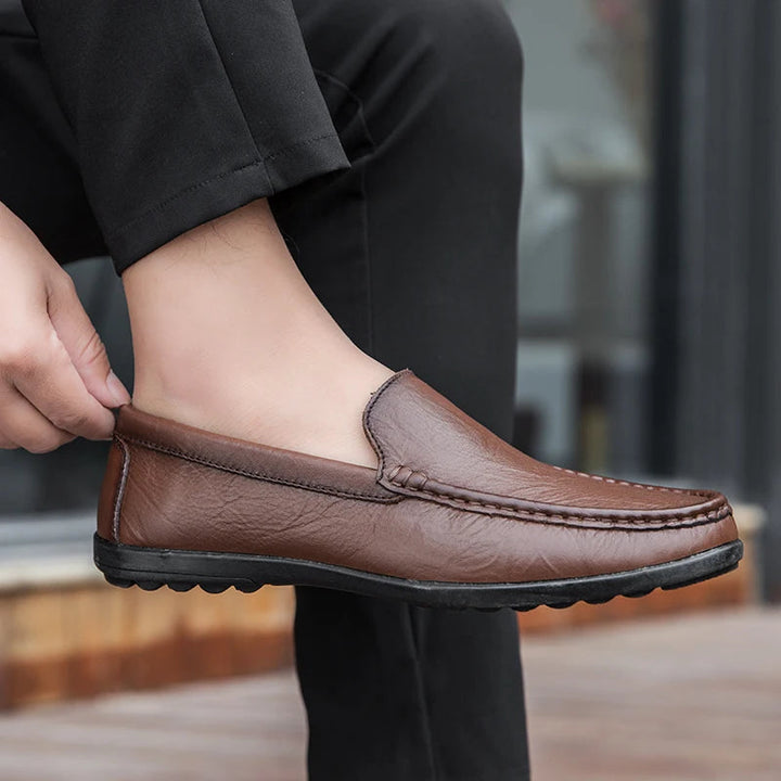 Varron Leather Loafers - Saint Drako