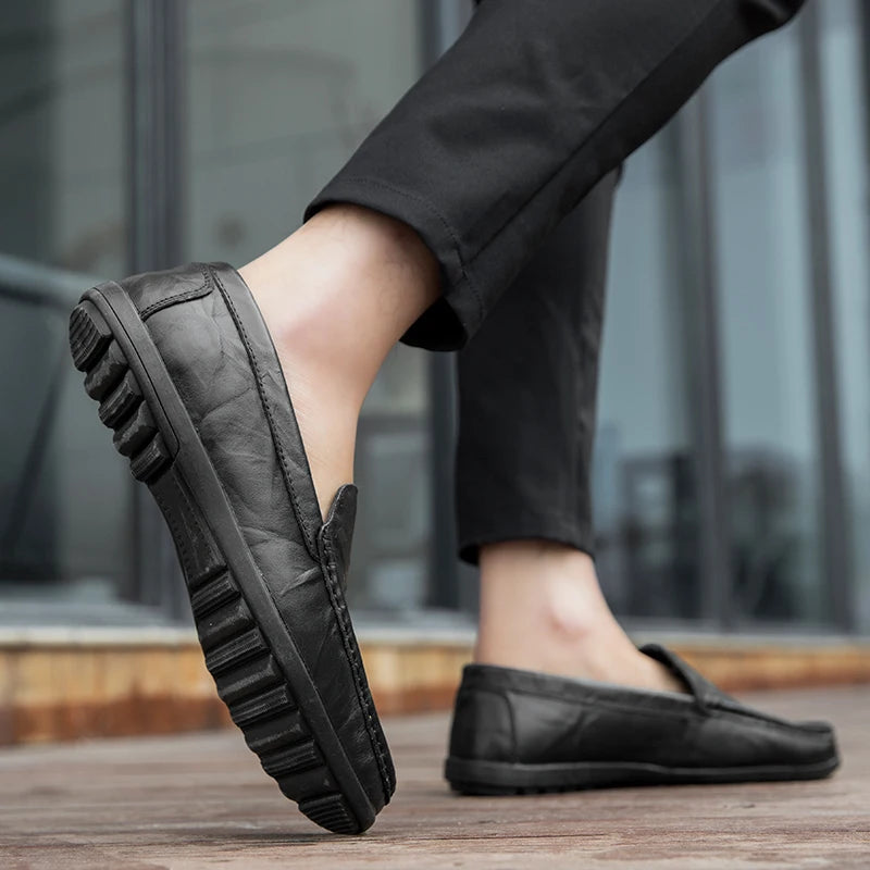 Varron Leather Loafers - Saint Drako